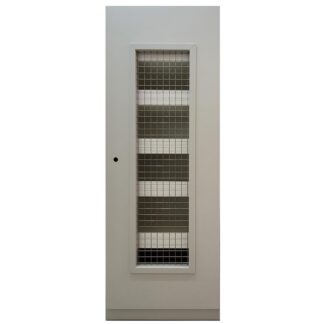 Normgeräteschrank 1-flüglig mit Gittertür