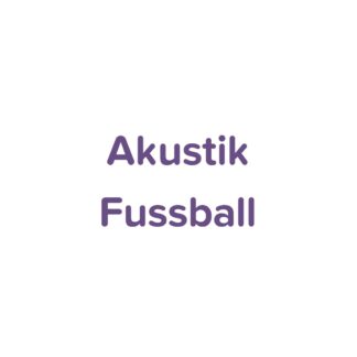 Akustik-Fussball